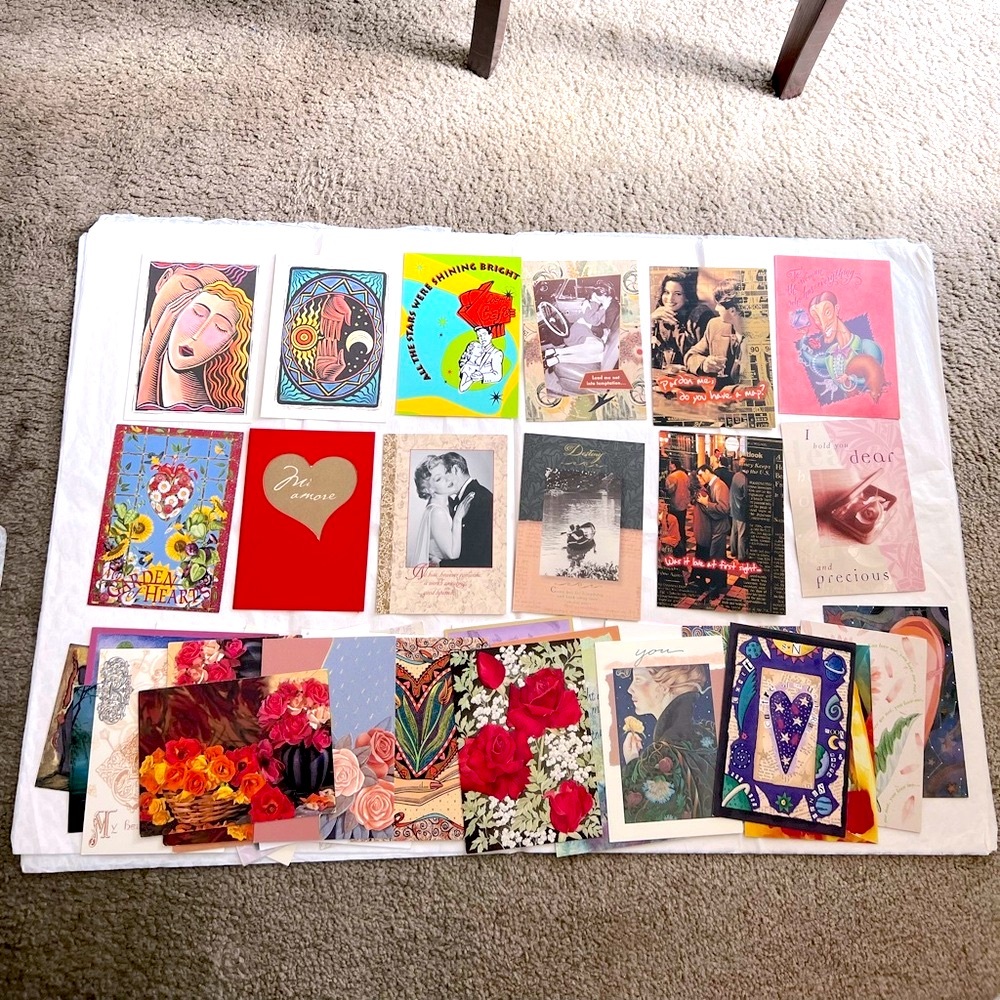 Love themed Valentine Greeting Cards - Brand New